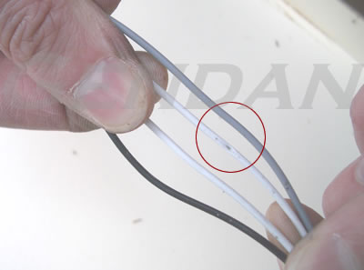 Damage to Oxygen Sensor Heater wire